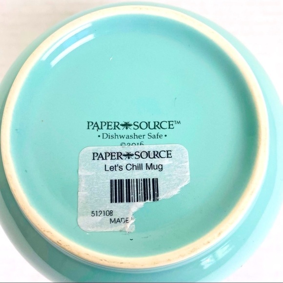 Paper Source Let’s Chill Walrus Coffee Mug 16oz - Picture 7 of 7